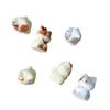 Cartoon Cute Dashboard Accessories Mini Cat Resin Garden Miniature Rear View Mirror Decor Kid Gifts