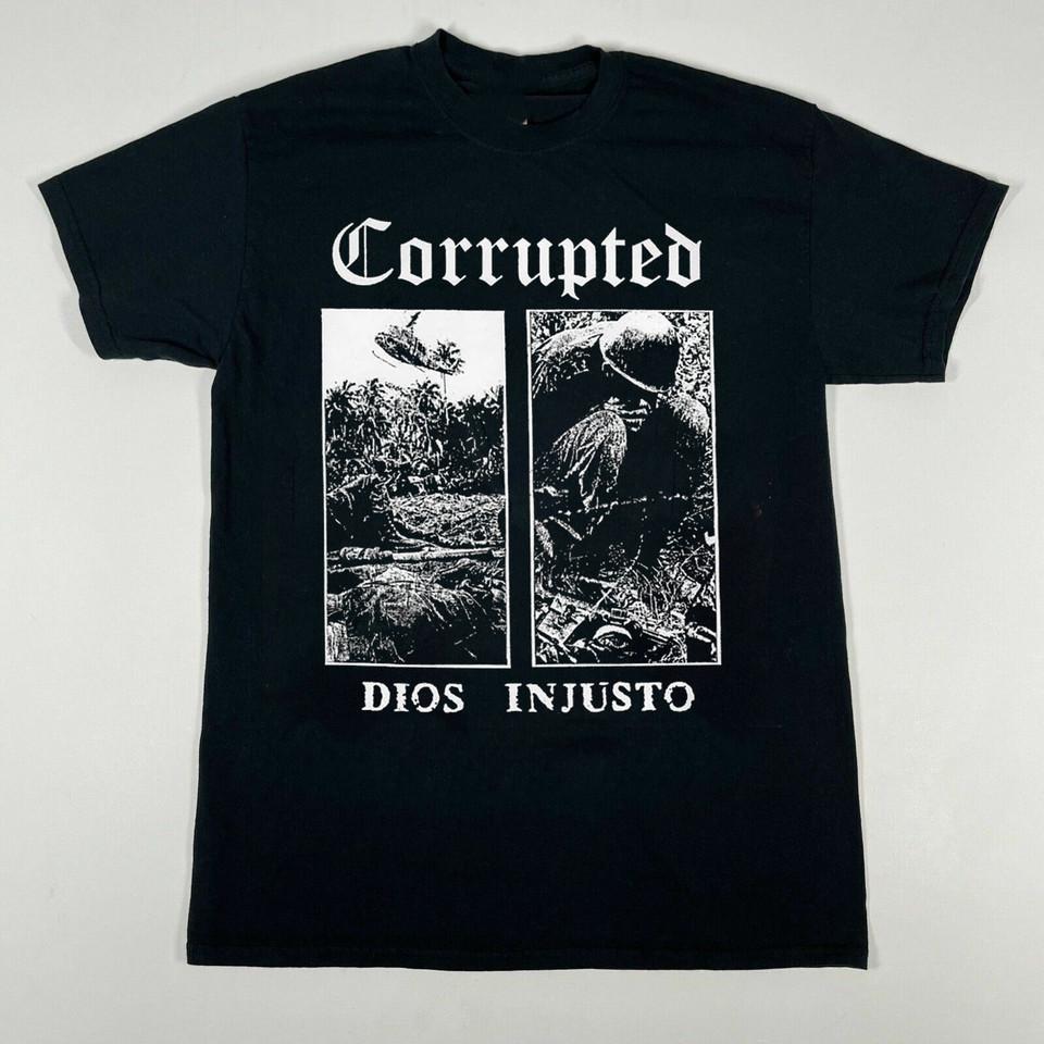 

Corrupted Band Cotton Short Sleeve Black All Size Unisex T-Shirt 5XL різнокольоровий