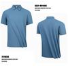 Men's Ice Silk Polo Shirt - Quick Dry, Short Sleeve, Frosted Mulberry Skin, High Quality Summer Wear