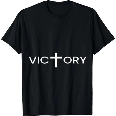 Victory Cross Christian Jesus Christ T-Shirt
