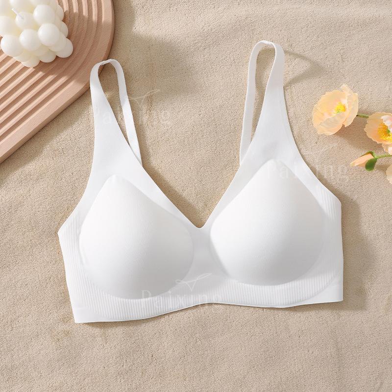 Women Seamless Deep V Thin Bra Soft Support Comfortable U Back Sexy Wireless Bra