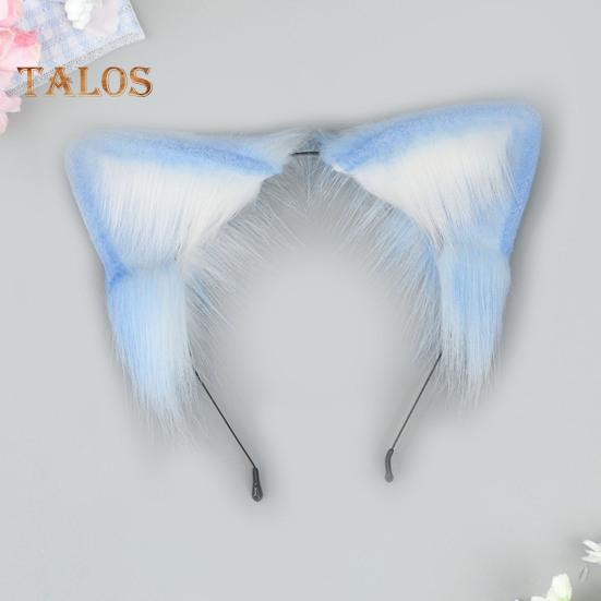 Japanese Style Headband Plush Cat Ear Decor Hair Hoop Gift Making Brightly Colored Dressing Prop Hair Accessories