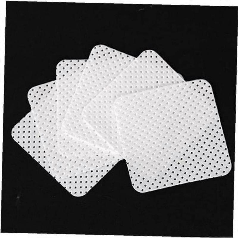 200pcs Lint Free Cotton Pads Eyelash Remover Wipe Pads Cleaner Pads for Extension Cleaning Cotton Pads