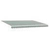 Replacement Canopy Fabric Green and White 430 X 345 Cm Polyester