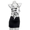 New Women's Sexy See-through Retro Halter Neck Bodycon Cheongsam Skirt Lingerie