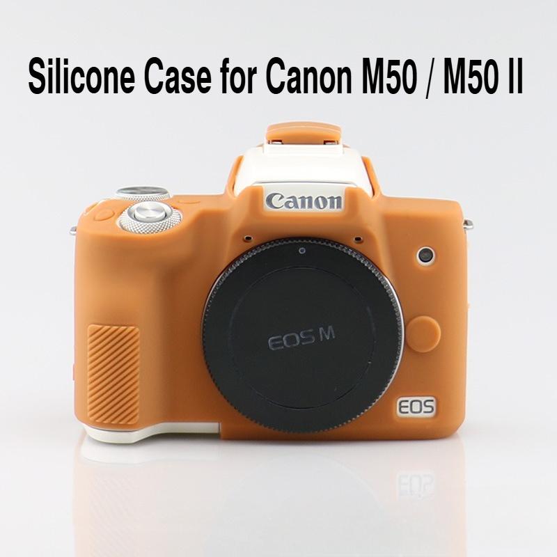Silicone Case & Camera Bag for Canon EOS M50 / M50 II - Mirrorless Photography Protective Cover