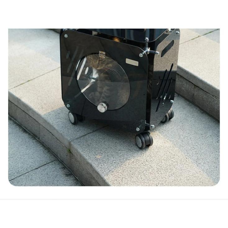 Good-looking Pet Trolley Cat Bag Out Portable Clear Cat Suitcase Large Capacity Dog Carrier Air Suitcases Transport Pet Products