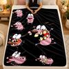 Flannel BlanketCourage The Cowardly Dog Warm Soft Throw Blanket for Indoor Sofa Bed Living Room Use