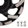 5 Inch Concrete Grinding Wheels 7/8 Inch Arbor Grinding Cup Wheel with Diamond Segments for Paint Epoxy Coating Removal, Black