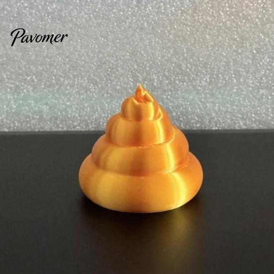 Joke Gift Idea Magnetic Golden Poop Ornament, 3D Printed Table Decoration, Ornament Funny Prank Figurine, Gag for Friends