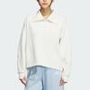 Adidas Soft Lux Loose Fit Pullover Sports Solid Color Long Sleeve Sweatshirt Women sweatshirt KF2544
