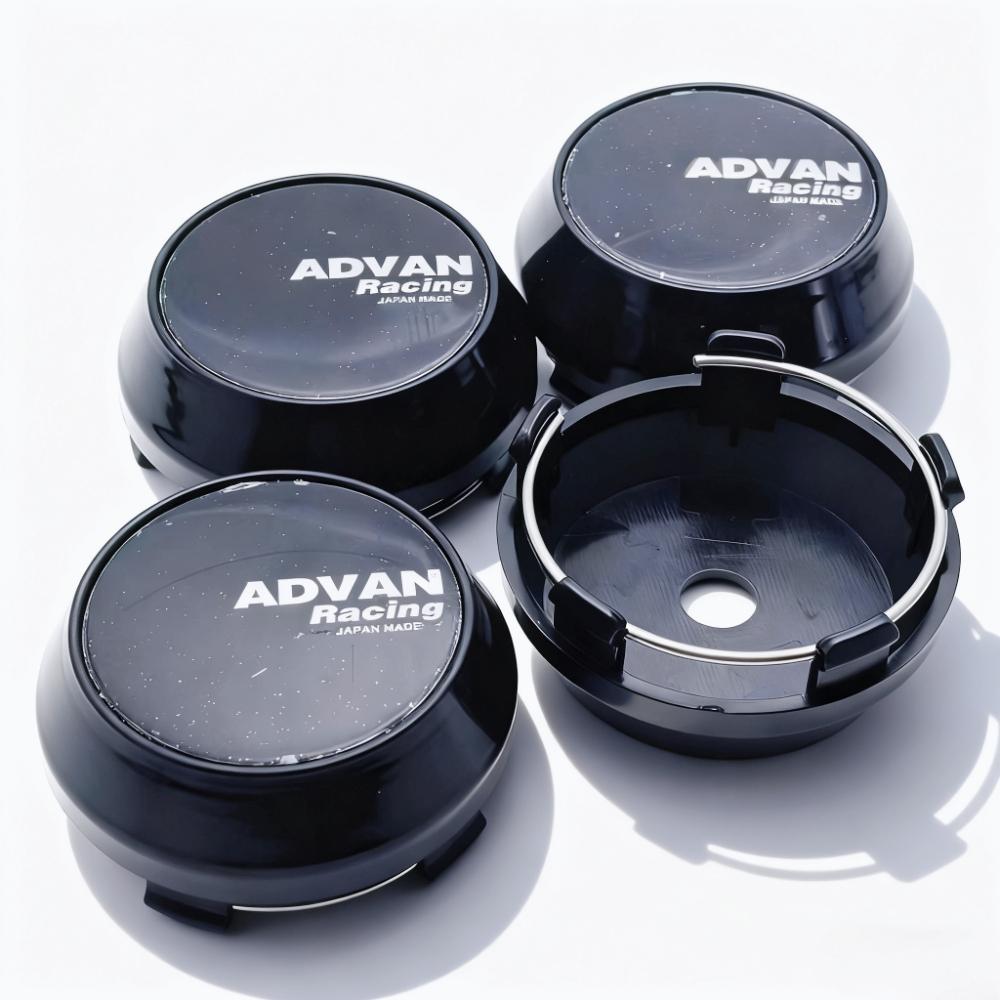

4pcs JDM Advan Racing Logo Emblem Car Wheel Center Caps High Cap 60MM 56MM Wheels Hub Rim Hubcaps Dust Cover Replace Accessories Advan Badge&4pcs High Caps