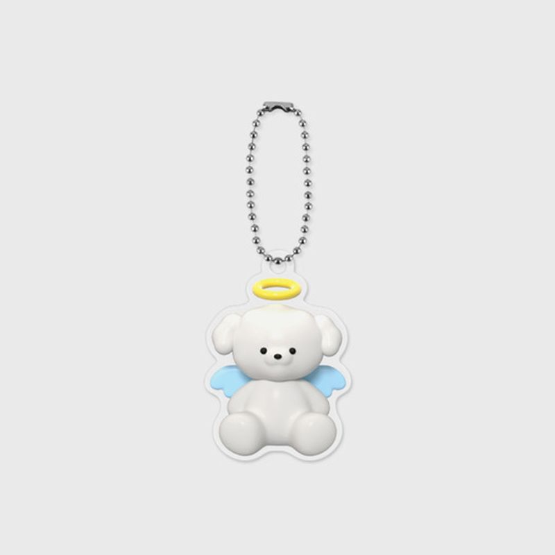 

theninemall angel puppy acrylic keychain single