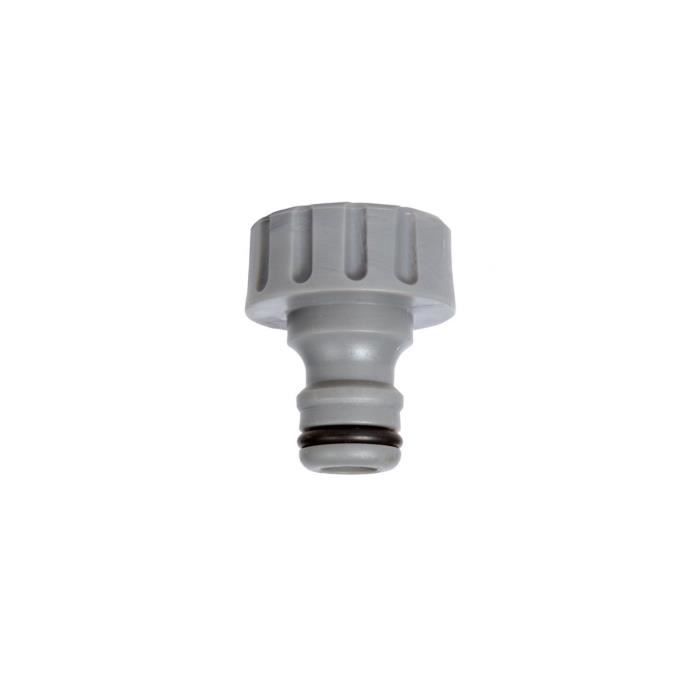 Adaptateur Fileté 5/8'' - Hozelock - Compatible Chariot 74255 Et 74256 - Couleur Blanche - Dimensions 5/8''
