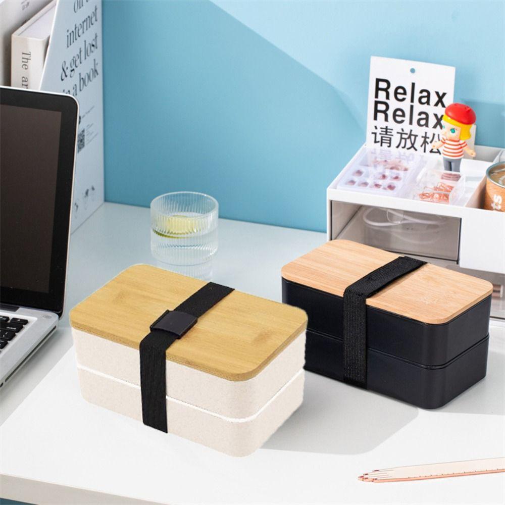 1550ml Lunch  Containers Stackable Salad Box Multifunctional Japanese-style Lunch Boxes  Student