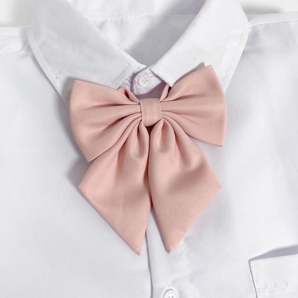 Buckle-free Tie Bow Tie Female College Style Plaid Lazy Harajuku Style Student K Male Uniform Accessories
