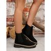 Neue Damen-Herbst-Chelsea-Ankle Boots im britischen Stil aus Wildleder, modische, vielseitige kurze Lederstiefel