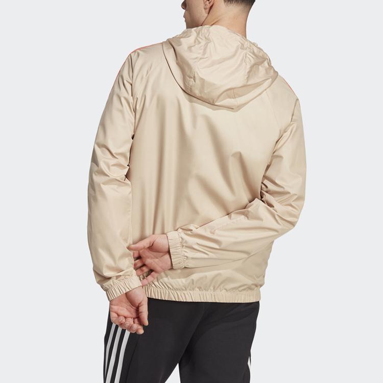 Adidas Jackets Men's Beige Hooded Moderate Other HM2267