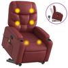 VidaXL Reclining Massage Armchair, Relaxation Chair with Adjustable Backrest and Footrest, Living Room Seat 3204669