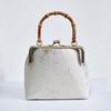 Handmade gold bag bamboo handle brocade cheongsam mouth gold bag handbag