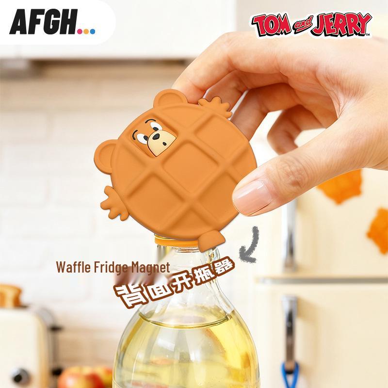 Apribottiglie Magnete Originale Tom & Jerry Waffle Jerry - Divertimento Cartone Animato Carino
