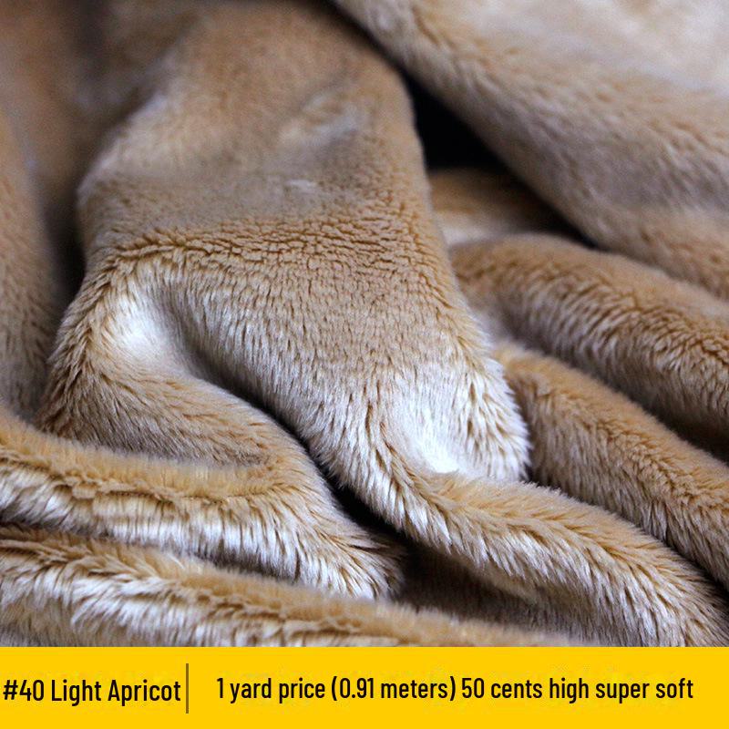 5mm Ultra-Soft Crystal Plush Fabric for Doll Pillows