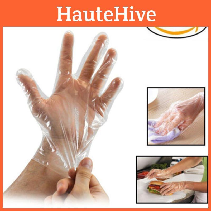 Food Gloves Disposable Grade Transparent Film Cover Thickened Kitchen Takeaway