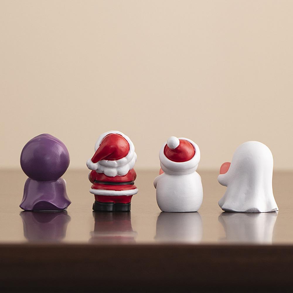 Creative Santa Claus Snowman Ghost Crafts Ornaments Niche Home Desktop Decoration  Gifts