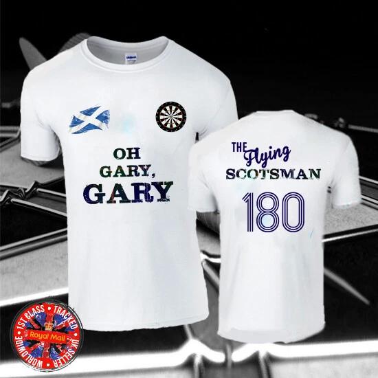 Darts Fans T-shirt Mens Ladies Kids Babies Gift Gary Scotland S