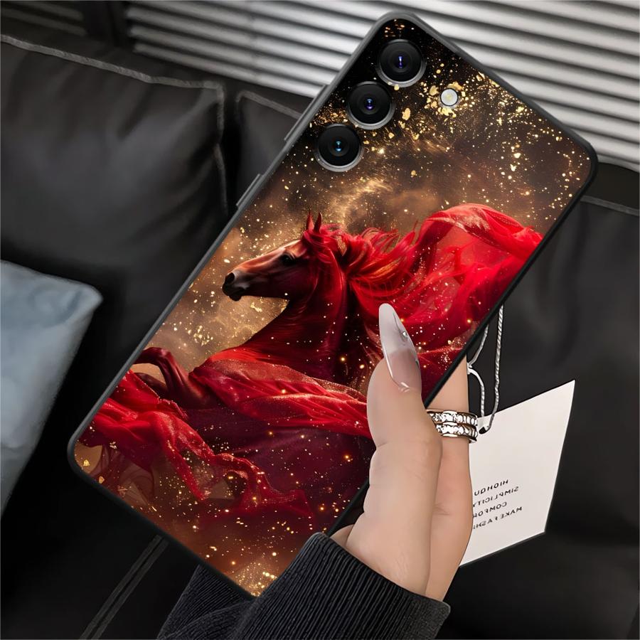 Hülle für Samsung Galaxy A50 A70 A15 A16 A40 A06 A12 A17 A13 A20 A05 A04 Funda Handyhülle Cooles Pferd