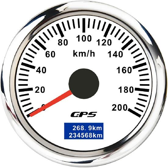 30/60/80/120/200 Km/h GPS Speedometer 52MM Car Truck Speed Gauge Meter With GPS Antenna With 7 Color Backlight 9-32V