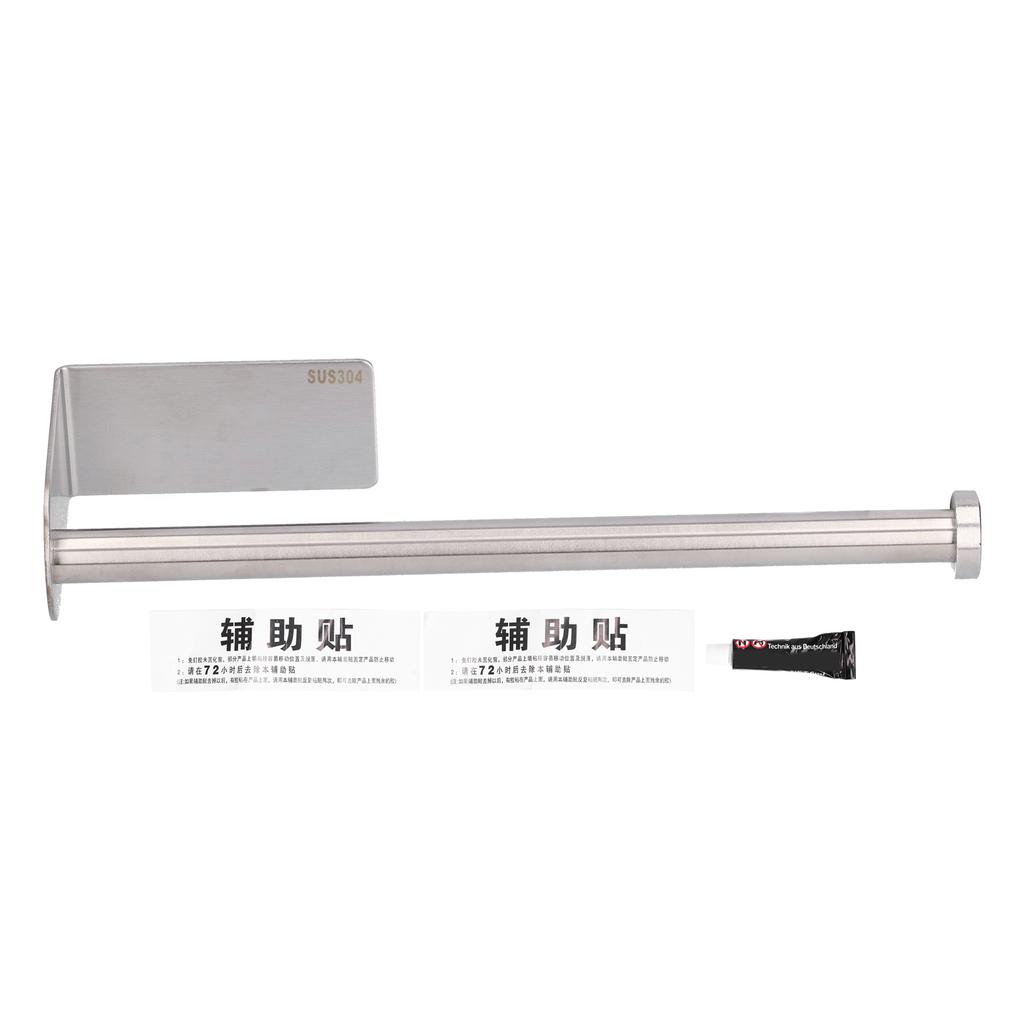 Küchenpapierhalter Stanzfrei Einfach zu installieren Wandmontage ToilettenpapierhalterLang Gebürstet