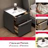 Smart Multifunctional Bedside Safe: Minimalist Square Design for Bedroom and Living Room