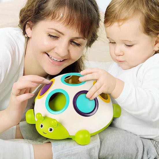 Cartoon Turtle Push Button Toy Stress Anxiety Relief Press Button Tortoise