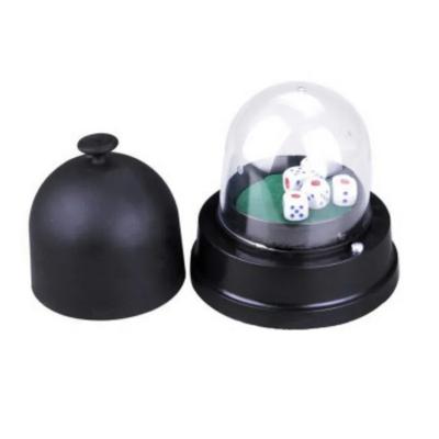 Black Electric Dices Roller Dices Automatic Roller Cup For KTV Pub Bar Dices Box Dices Games Automatic Dices Cup With 5 Dices