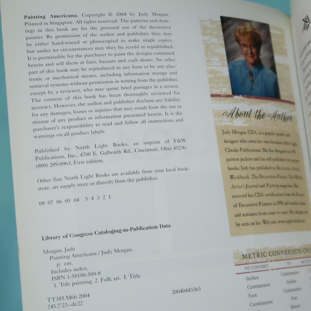 [USED] "Americana Tole Painting" Handicrafts, painting, pastoral landscapes