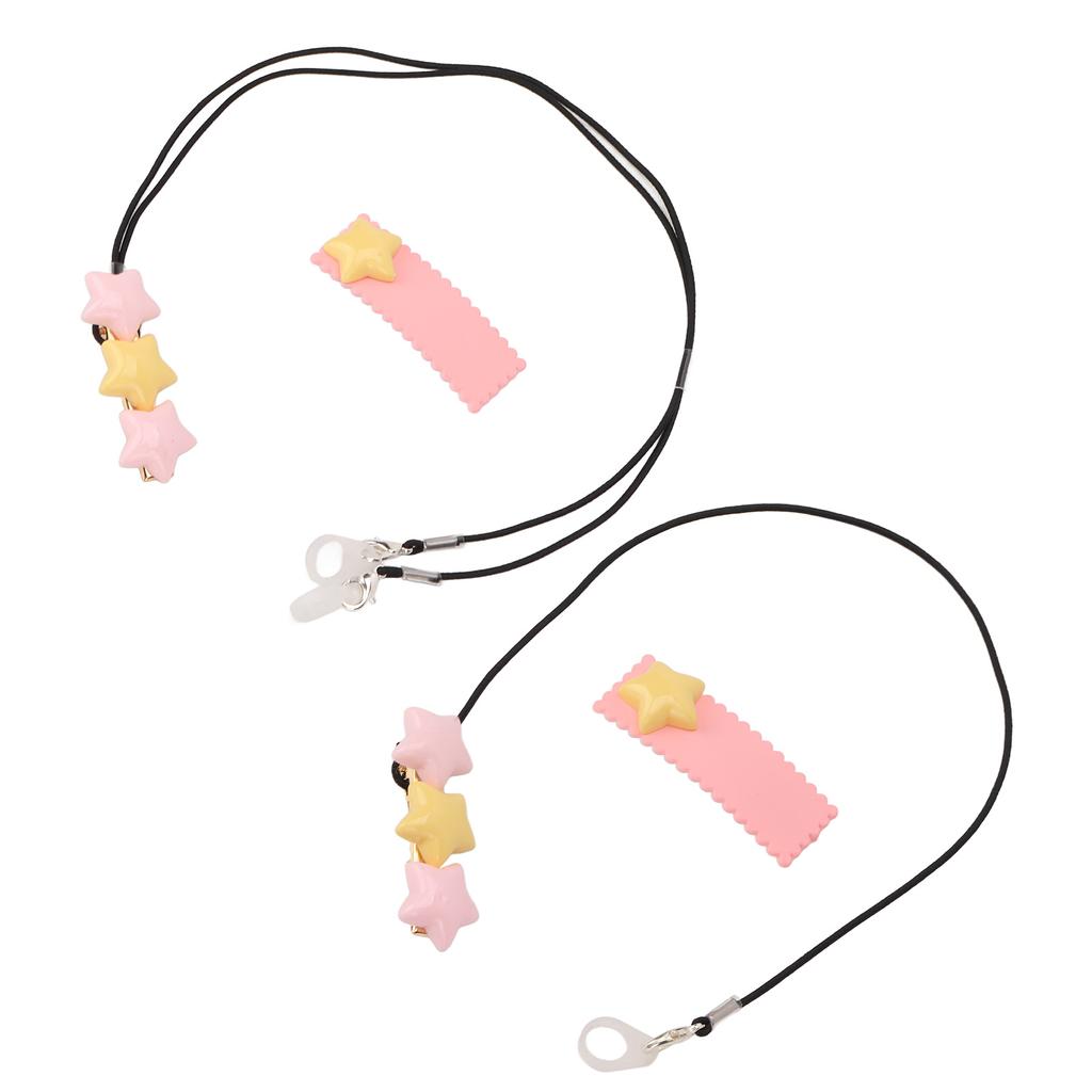 Deaf Aid Holder 3 Star Ornament Anti Lost Fashionable Durable Nylon Deaf Aid Clip for Children The S