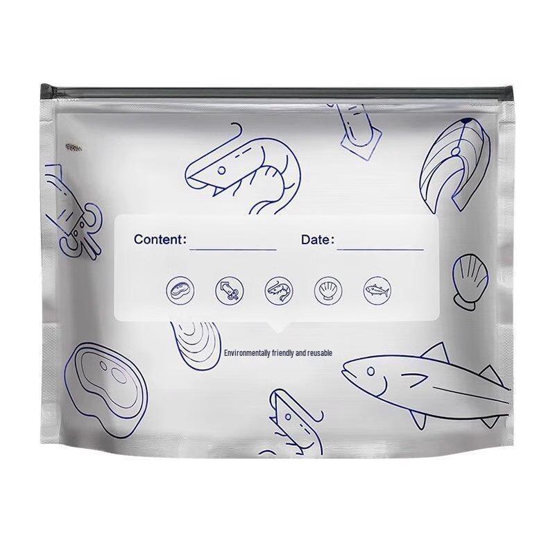 ZISIZ Food Storage Aluminum Foil Vacuum Sealer Bags