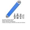 Extension Wrench High Carbon Steel Zero Degree Adjustable Ratchet Tool Impact Extension Wrench Set Chain Drive Ratchet Extender