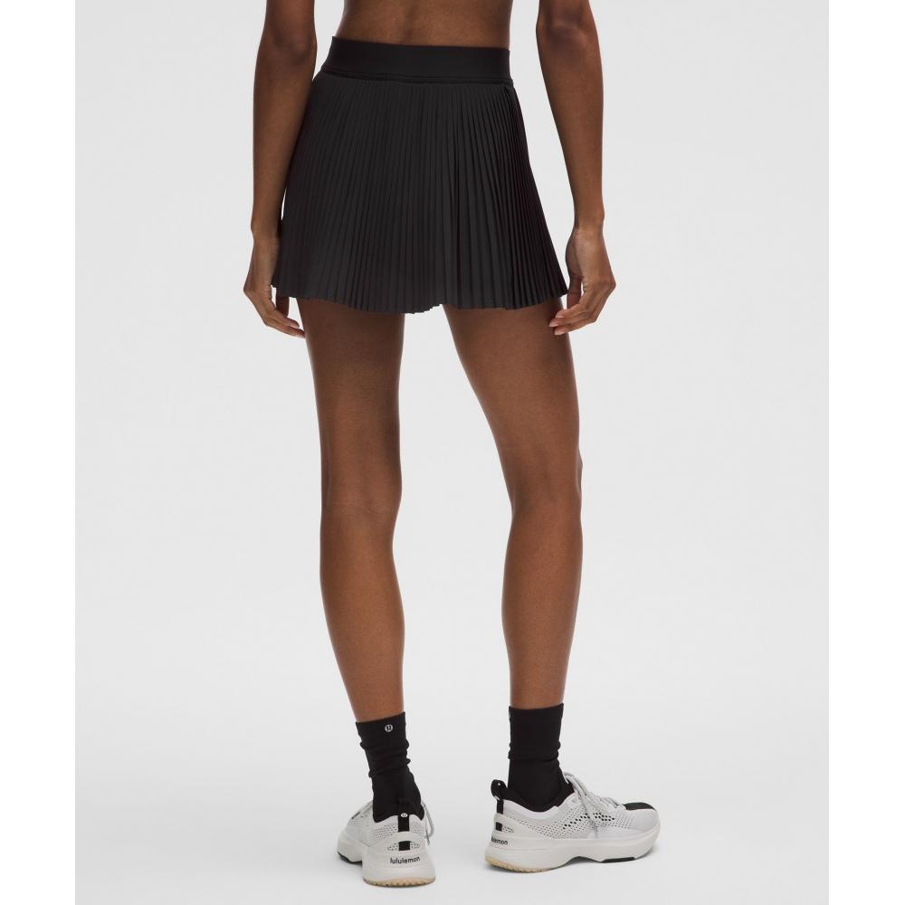 Lullulemon Replicate High-Rise Pleated Tennis Skirt Blk