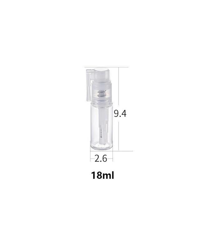 Hair Salon Powder Spray Bottle Clear Empty Plastic Bottles Pump Sprayer Mist Nose Spray Refillable Styling Tools Accessories