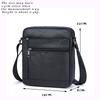 Borsa alla moda in pelle a spalla singola, Borsa a tracolla quadrata multifunzionale, Borsa a tracolla casual