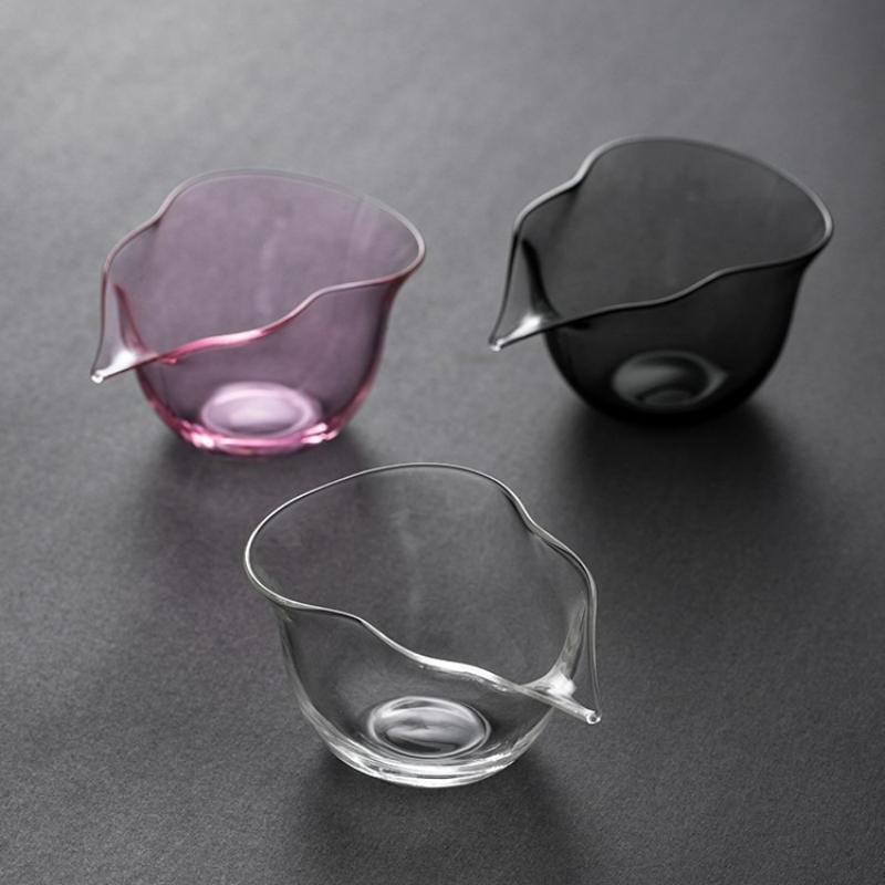Japanese Style Heat-resistant Glass Fair Cup Kung Fu Tea Transperent Tea Separator Teaware Tea Ceremony Accessories 2025 New