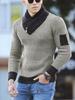 Herren Strickjacke Rollkragen Cardigan Pullover Winter Freizeit Langarm Pullover Hoodies