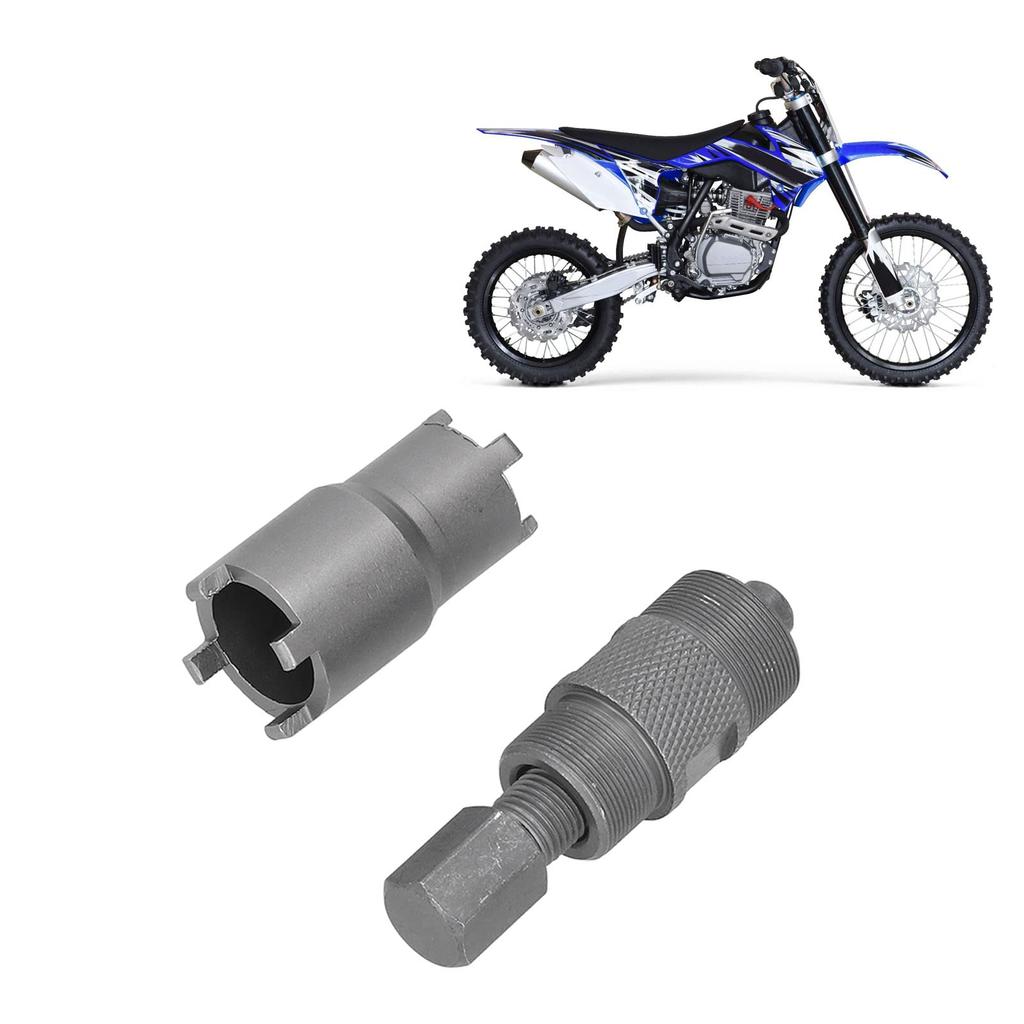 Universal Magnetic Flywheel Puller & Clutch Lock Nut Spanner Tool Set for GY6 50CC 125CC 150CC Engines