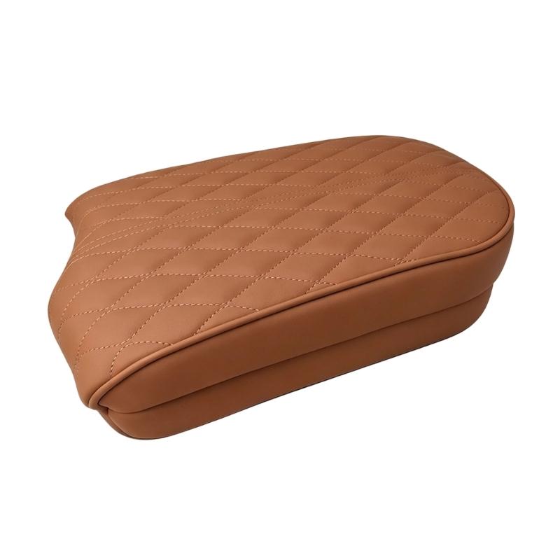 Center Console Armrest Cover Pad for, Quilted Lid Pad for Daily Driving Comfort and Wear Guard