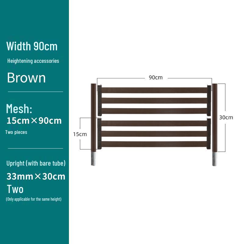 Outdoor Garden Courtyard Picket Fence & Climbing Frame