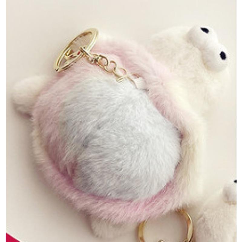 Cartoon 4-inch Pendant Keychain Atmosphere Doll Cute Rabbit Backpack Accessories Grab Machine Doll Boutique