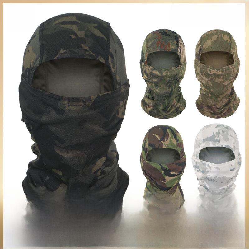 

Camo Cycling Mask: Breathable, Quick-Dry Scarf & Windproof Helmet Liner One Size