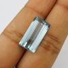 11.95 Ct Natural Blue Aquamarine Perfect Baguette Cut   Loose Gemstone